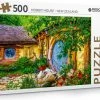 Rebo Productions Rebo Legpuzzel 500 Stukjes - Hobbit House - New Zealand