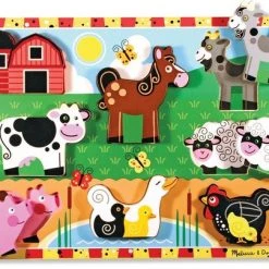 Melissa & Doug - Farm Chunky Puzzel -Exporteren puzzels winkel 550x404 13