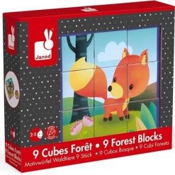 Janod Kubkid - Bosdieren 15 Janod Kubkid - Bosdieren -Exporteren puzzels winkel 550x404 14