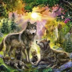 Ravensburger Puzzel Wolvenfamilie In Het Zonlicht - Legpuzzel - 500 Stukjes -Exporteren puzzels winkel 550x404 17