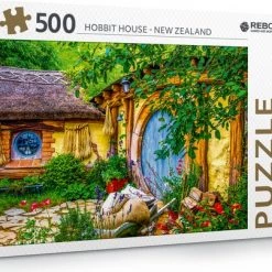 Rebo Productions Rebo Legpuzzel 500 Stukjes - Hobbit House - New Zealand