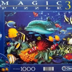 Clementoni 3D Magic Puzzel - Dolphin Reef - 1000 Stukjes