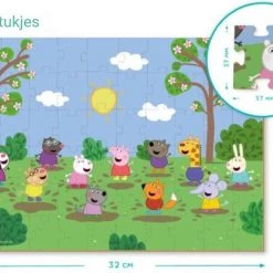 DODO Toys - Peppa Pig Puzzel - 60 Stukjes - 23x32 Cm - Peppa Pig Speelgoed 4+ - Kinderpuzzel 4 Jaar -Exporteren puzzels winkel 550x405 17