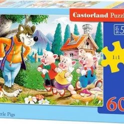 Castorland Three Little Pigs - Legpuzzel - 60 Stukjes