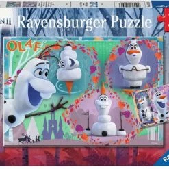 Ravensburger Puzzel Disney Frozen Iedereen Houdt Van Olaf - 2x12 Stukjes - Kinderpuzzel -Exporteren puzzels winkel 550x408