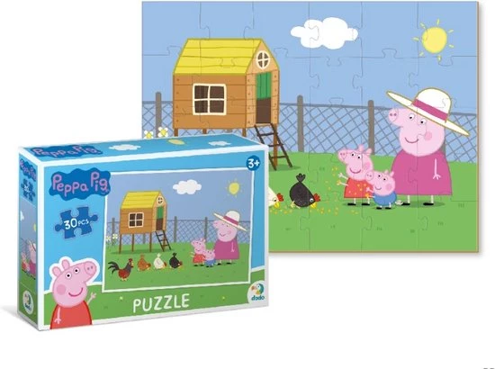 Dodo Toys PROMOTIEPAKKET - 4 X Peppa Pig Puzzel - 30 Stukjes - 20x27 Cm - Peppa Pig Speelgoed 3+ - Kinderpuzzel 3 Jaar 5 Dodo Toys PROMOTIEPAKKET - 4 X Peppa Pig Puzzel - 30 Stukjes - 20x27 Cm - Peppa Pig Speelgoed 3+ - Kinderpuzzel 3 Jaar - Afbeelding 5