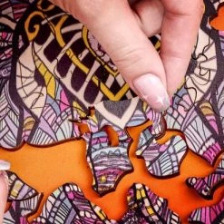 Merkloos Olifant A3 Houten Legpuzzel Houten Puzzel Voor Volwassenen - Jigsaw Puzzels - Wooden Puzzle - Dierenpuzzel Hout Moeilijkheidsgraad 5A -Exporteren puzzels winkel 550x412 22