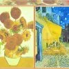 2 Legpuzzels Van 1000 Stukjes X Sunflowers & Caf Terrace At Night, Vincent Van Gogh - Educa Puzzels