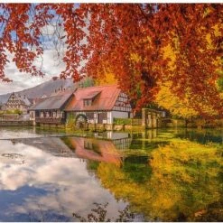 Ravensburger Puzzel Peaceful Mill - Legpuzzel - 500 Stukjes -Exporteren puzzels winkel 550x414