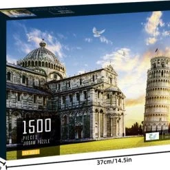 Happy Puzzle Jigsaw Legpuzzel - Toren Van Pisa - Puzzel 1500 Stukjes Volwassenen - Kerst Cadeautje - Met Extra Voorbeeldposter - Museum Puzzel - 80*60 Cm 14 Happy Puzzle Jigsaw Legpuzzel - Toren Van Pisa - Puzzel 1500 Stukjes Volwassenen - Kerst Cadeautje - Met Extra Voorbeeldposter - Museum Puzzel - 80*60 Cm -Exporteren puzzels winkel 550x414 6