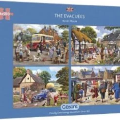 Gibsons The Evacuees Puzzel (4 X 500 Stukjes) -Exporteren puzzels winkel 550x417 7