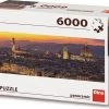Dino Toys Dino Puzzel Firenze / Florence - 6000 Stukjes - Legpuzzel Voor Volwassenen - Panorama