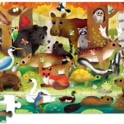 Crocodile Creek Gevormde Puzzel Forest Friends - 36 Stukjes