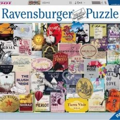 Ravensburger Puzzel Wijnlabels - Legpuzzel - 1000 Stukjes