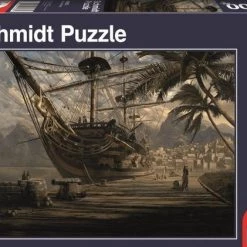 Schmidt Puzzel - Schip Voor Anker - 1000 Stukjes