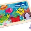 Janod Chunky Onderwaterwereld - Knopjespuzzel