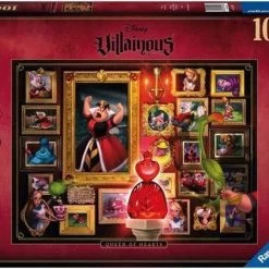 Ravensburger Puzzel Disney Villainous: Queen Of Hearts - Legpuzzel - 1000 Stukjes -Exporteren puzzels winkel 550x422