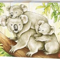 Goki Blokkenpuzzel Australische Dieren 14 Cm Hout 12-delig -Exporteren puzzels winkel 550x422 6