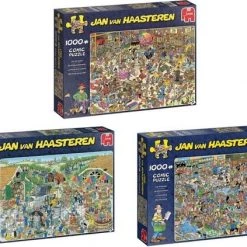 Jumbo Jan Van Haasteren - De Wijnmakerij 3000 Stukjes & Speelgoedwinkel 1000 Stukjes & Drogisterij 1000