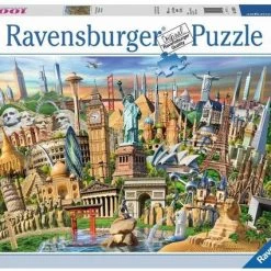 Ravensburger Puzzel Wereldwijde Bezienswaardigheden - Legpuzzel - 1000 Stukjes
