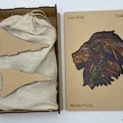 VinkToys Legpuzzel - Lion King A3 - Houten Jigsaw Puzzel Lion King - Houten Dieren Puzzel - 298 Stukjes -Exporteren puzzels winkel 550x425 4