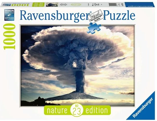Ravensburger Puzzel Nature Edition Puzzles 1000 Stukjes Vulkaan Etna 1 Ravensburger Puzzel Nature Edition Puzzles 1000 Stukjes Vulkaan Etna