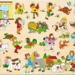 Woody Puzzel - Knopjespuzzel - Maxi - 21st.