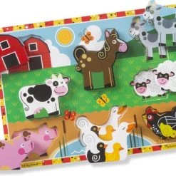 Melissa & Doug - Farm Chunky Puzzel -Exporteren puzzels winkel 550x427 2