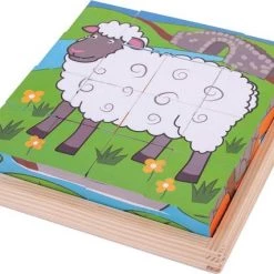 Bigjigs Farm Cube Puzzle