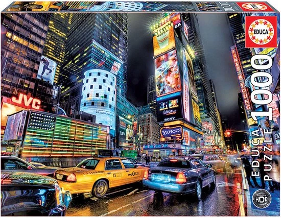 Educa Times Square In New York - 1000 Stukjes 3 Educa Times Square In New York - 1000 Stukjes - Afbeelding 3