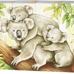 Goki Blokkenpuzzel Australische Dieren 14 Cm Hout 12-delig -Exporteren puzzels winkel 550x427 4