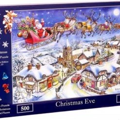 House Of Puzzles No.13 - Christmas Eve Puzzel 1000 Stukjes -Exporteren puzzels winkel 550x428 2