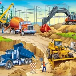 Larsen Legpuzzel Maxi De Bouwplaats - 30 Stukjes