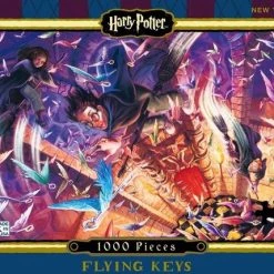 The New York Puzzle Company New York Puzzle Company Harry Potter 1000 Stukjes Puzzel - Vliegende Sleutels -Exporteren puzzels winkel 550x429 7