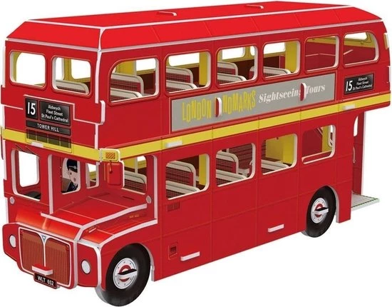 Revell London Bus 3D-puzzel 66 Stuk(s) Voertuigen 1 Revell London Bus 3D-puzzel 66 Stuk(s) Voertuigen