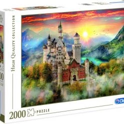Clementoni Puzzels Voor Volwassenen - Neuschwanstein, Puzzel 2000 Stukjes, 14-99 Jaar - 32559