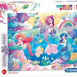Clementoni Legpuzzel Under The Sea Glitter Meisjes 104 Stukjes -Exporteren puzzels winkel 550x435 1