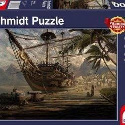 Schmidt Puzzel - Schip Voor Anker - 1000 Stukjes -Exporteren puzzels winkel 550x435 4