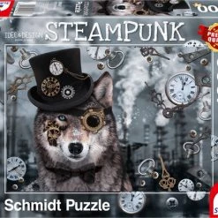 Schmidt Steampunk Wolf, 1000 Stukjes - Puzzel - 12+