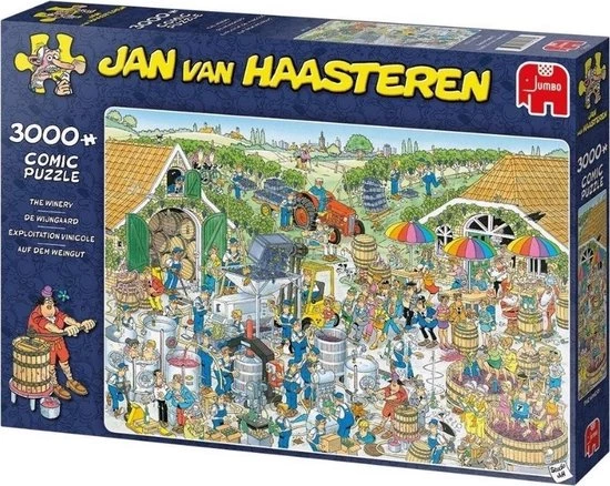Jumbo Jan Van Haasteren - De Wijnmakerij 3000 Stukjes & Speelgoedwinkel 1000 Stukjes & Drogisterij 1000 3 Jumbo Jan Van Haasteren - De Wijnmakerij 3000 Stukjes & Speelgoedwinkel 1000 Stukjes & Drogisterij 1000 - Afbeelding 3