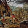 D-Toys Pieter Breughel De Jonge - De 4 Seizoenen: Herfst (1000 Stukjes, Kunst Puzzel)
