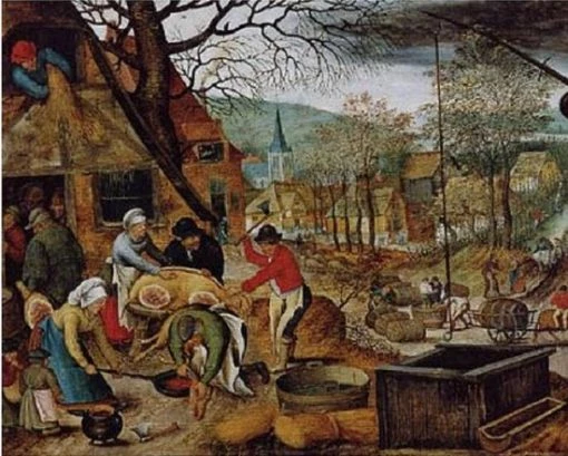 D-Toys Pieter Breughel De Jonge - De 4 Seizoenen: Herfst (1000 Stukjes, Kunst Puzzel) -Exporteren puzzels winkel 550x441 3