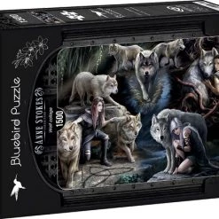 Bluebird Anne Stokes - Wolf Collage Legpuzzel 1500