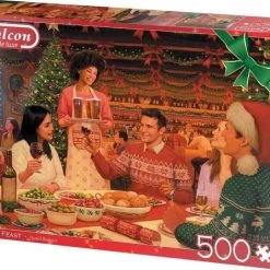 Jumbo Falcon Puzzel Festive Feast - Legpuzzel - 500 Stukjes -Exporteren puzzels winkel 550x447 10