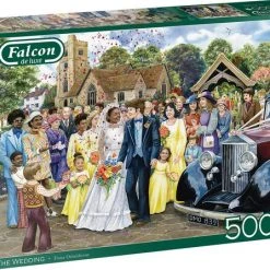 Falcon Puzzel The Wedding - Legpuzzel - 500 Stukjes -Exporteren puzzels winkel 550x447 5