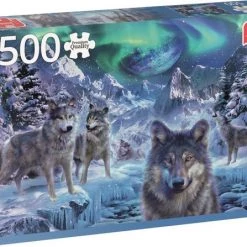 Jumbo Premium Collection Puzzel Winter Wolven - Legpuzzel - 500 Stukjes