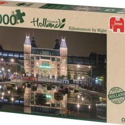 Jumbo Premium Collection Puzzel Amsterdam Rijksmuseum By Night - Legpuzzel - 1000 Stukjes -Exporteren puzzels winkel 550x456 5