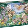 Falcon Puzzel Owls In The Wood - Legpuzzel - 1000 Stukjes
