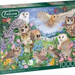 Falcon Puzzel Owls In The Wood - Legpuzzel - 1000 Stukjes