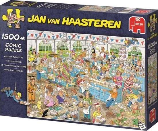 Jumbo Jan Van Haasteren Puzzelbundel - 2 Stuks - Taarten Toernooi 1500 Stukjes & Highland Games 1500 Stukjes 3 Jumbo Jan Van Haasteren Puzzelbundel - 2 Stuks - Taarten Toernooi 1500 Stukjes & Highland Games 1500 Stukjes - Afbeelding 3